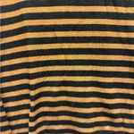 Black and Gold Striped Long Sleeve Top Size L Photo 2