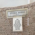 Studio Works FINAL MARKDOWN LADIES  cardigan petite medium Photo 3