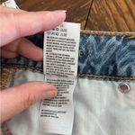 American Eagle  denim shortie with lace detail size 2 100% cotton Photo 2