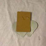 Handmade Faux Leather Burgundy Pink Heart and Beat Women's Earrings Photo 3