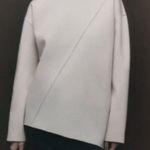 ZARA Nwt  Oversized Sweatershirt Beige Size XS Photo 0