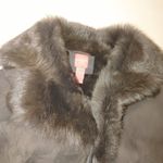 Olsen Europe Womens Lamb Fur Coat Size 10 Brown Shearling Button Closure Turkey Photo 12