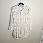 Alexis Emelya Floral Lace Bell-Sleeve Mini Dress Size L Photo 2