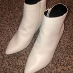 White Booties Size 8 Photo 2