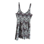 PINK - Victoria's Secret Women's  Mini Dress S Black Pink Geometric Photo 7