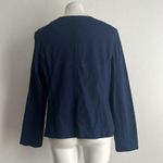 Chico's Military Long Sleeve Jacket in Deep Navy, Size 3 (16/18), Retail $149 Photo 3