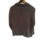 Coldwater Creek | Charcoal Black Tweed Blazer Jacket Size Large Button Up Photo 6