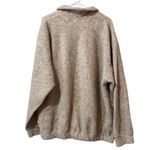 Art Unlimited Fleece Deer Pullover Sweater Sweatshirt Size Measured USA MADE VTG Brown Photo 1