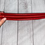 Clutch purse with wrist strap, zipper closure red Photo 3