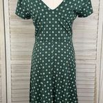 Kaileigh Green Cottage Floral Fit & Flare Midi Dress-Small Photo 2