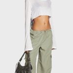 Edikted Asha Low Rise Nylon Cargo Pants Photo 0