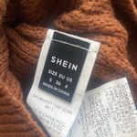 SheIn Brown Knit Turtleneck Long Sleeve Sweater Size S Photo 5
