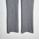 ZARA Black Houndstooth Fitted Cropped Pants Size Small Houndstooth Flare Pants Photo 3
