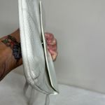 Brighton White and Silver Crossbody Bag with Pebbled Leather Photo 14
