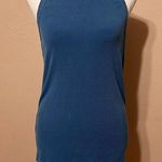Soft Ribbed Women’s Tank, Masc Style, Cookies Clothing Company Size Large Blue Photo 0
