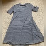 BCBGeneration  Striped Short Sleeve Swing Mini Dress Photo 6