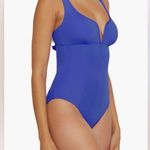 Becca Color Code V-Wire One-Piece Swimsuit, Ultra Marine color, Medium, $138 Photo 4