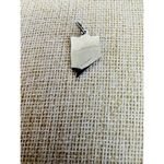 Vintage‎ Nevada Yellow Enamel State Travel Map Sterling Silver Charm Carson City Photo 2