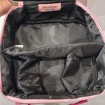 Juicy Couture Pink  velvet travel makeup bag or cosmetic bag Photo 1