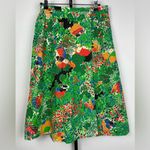 Vintage David Smith Farming Harvesting All Over Print Art to Wear Wrap Skirt Green Size 8 Photo 4