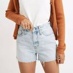 Madewell  The Perfect Jean Cut-Off‎ High Rise Short in Millman Wash Size 23 Photo 0