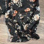 PaperMoon  Floral Black Blouse Photo 4
