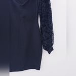 Vintage Yes Clothing Sheer Sleeve Mini Dress Photo 3