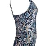 Shade & Shore women's size medium multi color snakeskin one piece swimsuit Photo 2