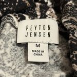 Peyton Jensen Cici Snakeskin Print Turtleneck Size Medium Photo 8