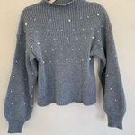 ZARA Pearl Sleeve Turtle Neck Sweater Photo 0