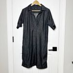 Lauren Ralph Lauren Black Label Denim Cotton Shift Dress‎ Nightfall Wash Size M Size M Photo 1