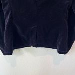 J.Crew  Dark Blue Velvet Holiday Blazer Size Small   Photo 7