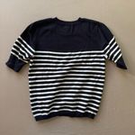 Premise Studio Stripe Short Sleeve Sweater Photo 1