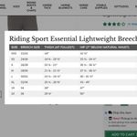 Dover Saddlery Riding Sport Women's Castle Grey Knee Patch Breeches Horse‎ 32 Gray Size XL Photo 10