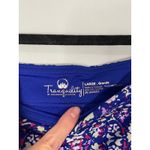 Tranquility By Colorado Clothing Women's Skort A Line Print Size Large Blue Photo 2