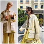 ZARA NWT PATCHWORK GABARDINE JACKET 8197/719 Photo 1