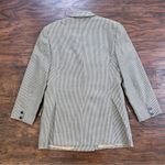 Burberry vintage • blazer plaid wool double breasted yellow blue cream mini Photo 12