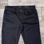 7 For All Mankind  Bellbottom Black Flare Jeans Photo 2
