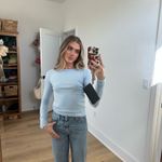 Amazon Long Ribbed Sleeve top Photo 1