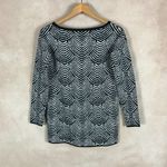 BCBGeneration  Scalloped Pattern Boatneck Sweater XS Photo 9
