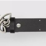 Empyre Bindi Butterfly Studded Faux Leather Black Belt S/M Photo 4