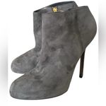 Sergio Rossi Elegant Gray Heeled Boots Photo 9
