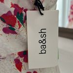 Ba&sh  Elonor Smocked Jacquard Midi-Dress, Size L New w/Tag Retail $395 Photo 8