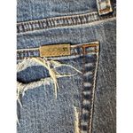 joe's jeans  Shorts Women 28 Blue Medium Wash‎ Distressed Denim Jean Shorts Retro Photo 4