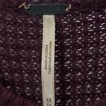 Free People  Off-Shoulder Deep Red Sweater Photo 4