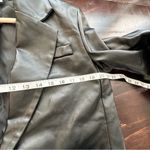 Princess Polly Women's Black faux Leather blazer Jacket M Photo 9