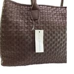Lulu Dharma Woven Bag Brown Vegan Leather Bottega Photo 5