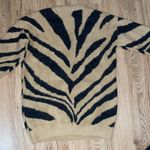 Love Sense L animal print design sweater dress Tan Size L Photo 3