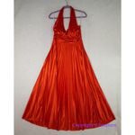 Vintage Taboo dress halter pleated, size‎ L Red Size L Photo 2
