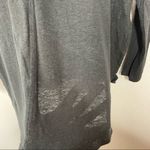 Mossimo Black Linen Blend Lightweight Vneck Long Sleeve Top size 2XL Photo 4